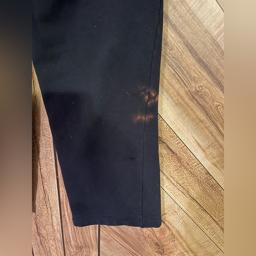 Athleta Girl Juniors Large 12 Black Wide Leg Pull On Jogger Pants Flawed - Picture 6 of 8